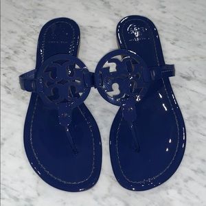Blue Tory Burch Miller Sandal-Size 8